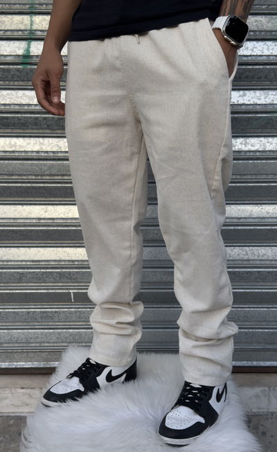 Pantalon Lino | BEIGE