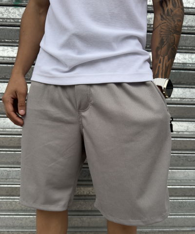 Bermuda Panal c/ cierre | GRIS CLARO