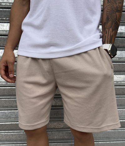 Bermuda Panal c/ cierre | BEIGE