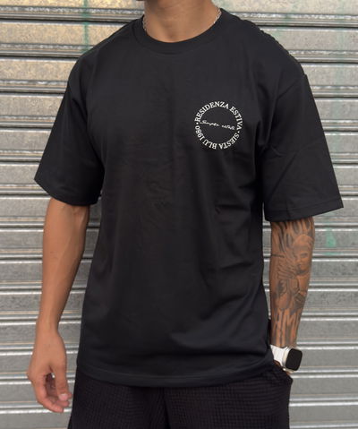 Remera Residenza Oversize | NEGRO