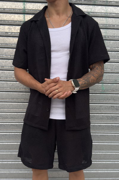 Conjunto Crochet | NEGRO