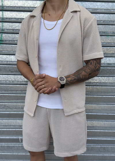 Camisa Crochet SOLA | BEIGE