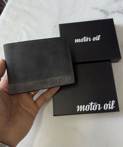 Billetera Motor Oil | GRIS OPACO
