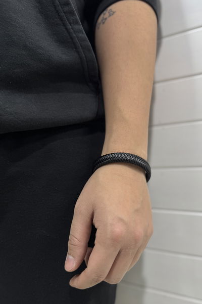 Pulsera Caucho Black