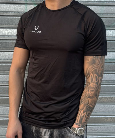 Remera Cruuz Deportiva | NEGRO