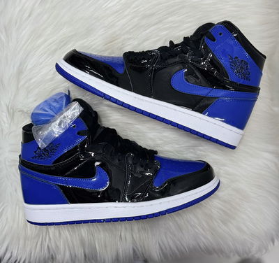 Jordan 1 Charol | NEGRO c/ AZUL