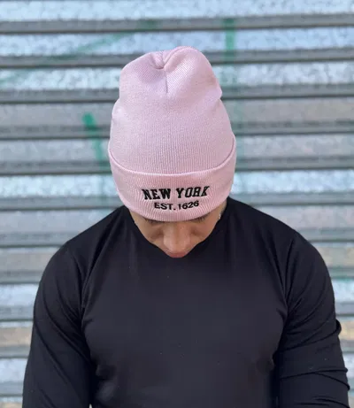 Gorro de Lana Bordado | NEW YORK | ROSA