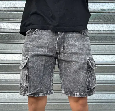 Bermuda Jean Baggy Cargo | GRIS