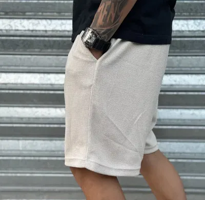 Bermuda Algodon Panal | BEIGE