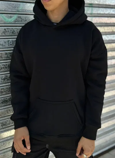 Buzo Oversize Basico | NEGRO