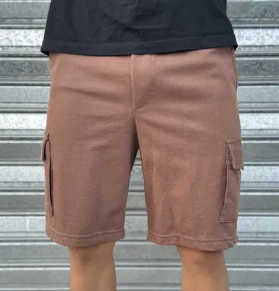 Bermuda Algodon Cargo Lisa | MARRON