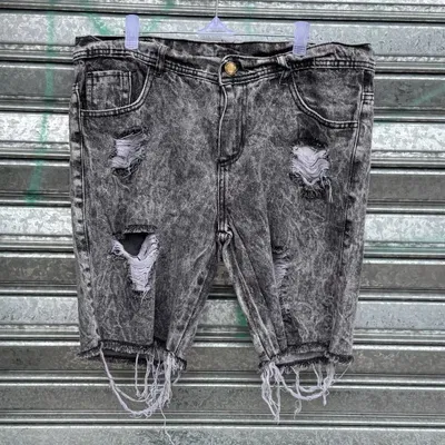 Bermuda Jean c/ rotura | GRIS CLARO