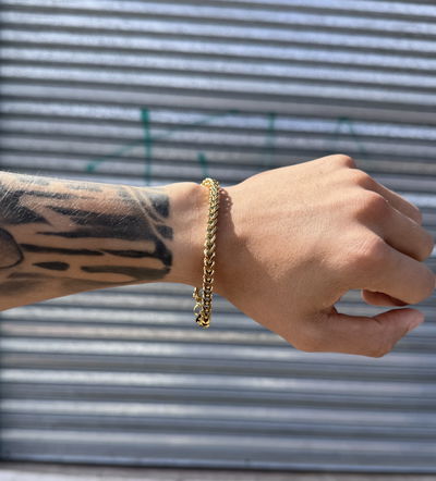 Pulsera Basica | CUADRADA DORADA