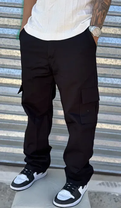 Pantalon Cargo Mom | NEGRO