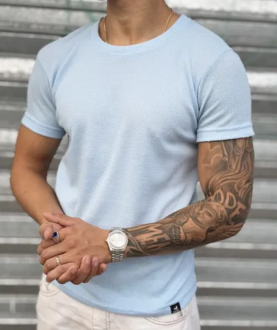 Remera Panal | CELESTE