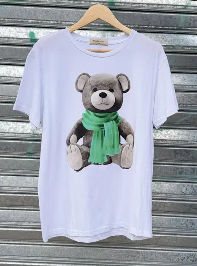 Remera Balenciaga Osito | BLANCO c/ BUFANDA