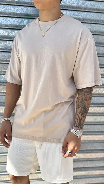Remera Oversize Basica | BEIGE