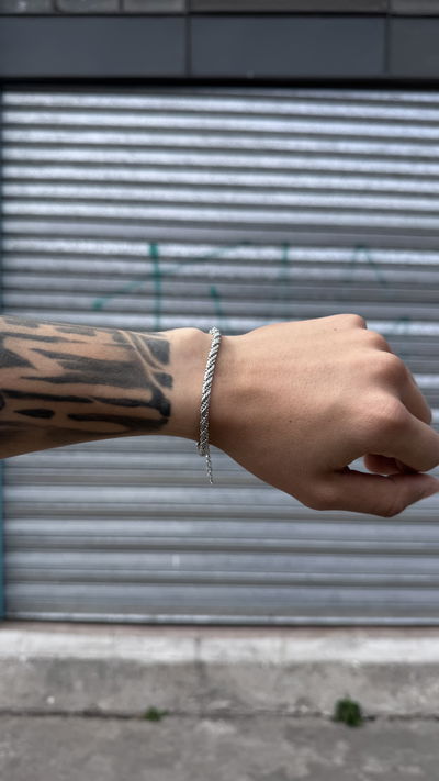 Pulsera Basica | CIRCULAR PLATEADA