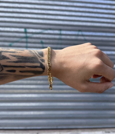 Pulsera Basica | PLANA DORADA