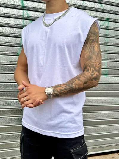 Musculosa Oversize | BLANCO