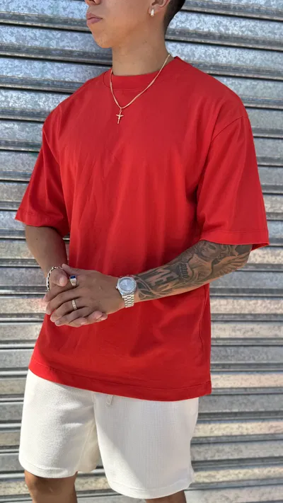 Remera Oversize Basica | ROJO