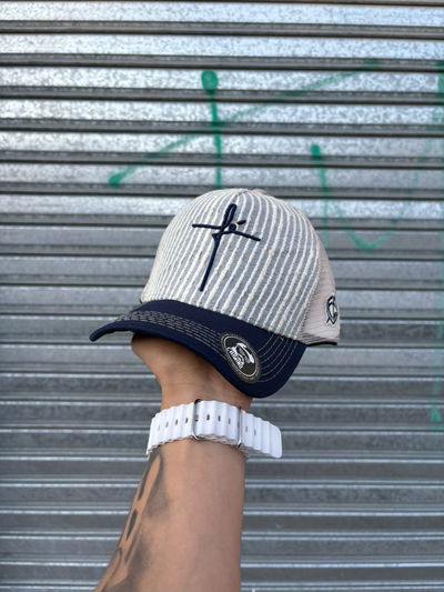 Gorra FE Regulable Curva | AZUL c/ BEIGE