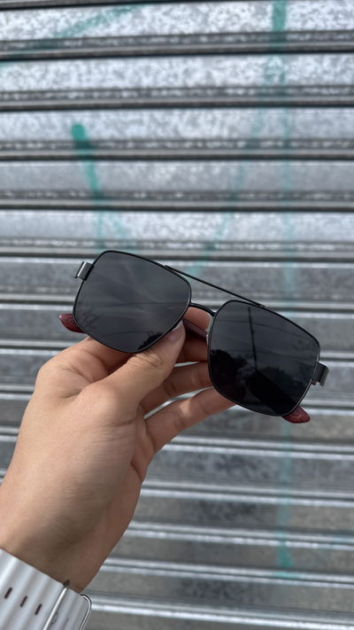 Lentes c/ pata de madera | MARRON OSCURO