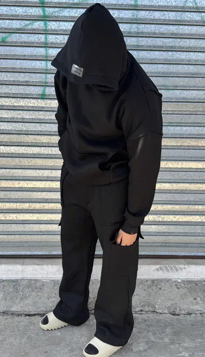 Conjunto Santos Basico | NEGRO