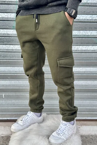 Jogging Cargo c/ Puño | VERDE MILITAR