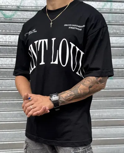 Remera Oversize Saint Louis | NEGRO