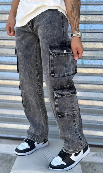 Jean Baggy doble cargo | GRIS