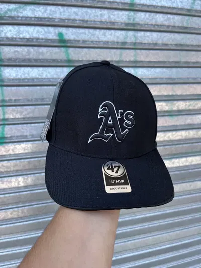 Gorra A's Cerrada Plana | NEGRO