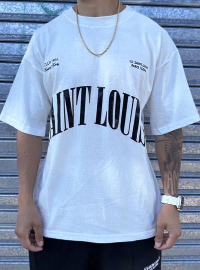 Remera Oversize Saint Louis | BLANCO c/ NEGRO