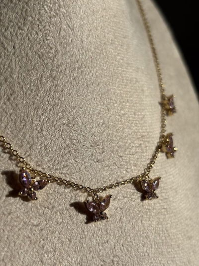 Collar Miley gold pink