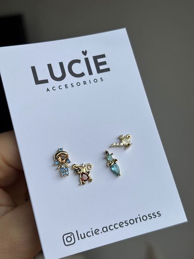 Set Jazmín dorado / plateado