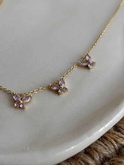 Collar Miley gold pink