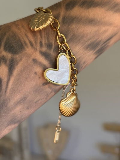 Pulsera Isa dijes mar