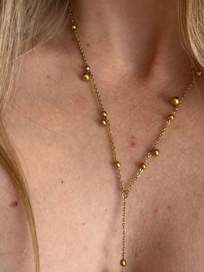 Collar corbatero Mónaco Gold