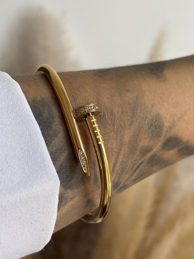 Esclava Sam gold con zirconias