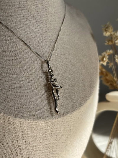 Conjunto Abrazo eterno | Cadena Veneciana 45 cm