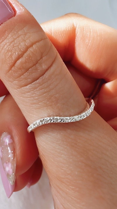 Anillo Onda | Plata 925
