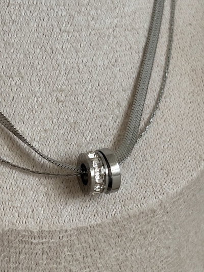 Collar Merlé silver