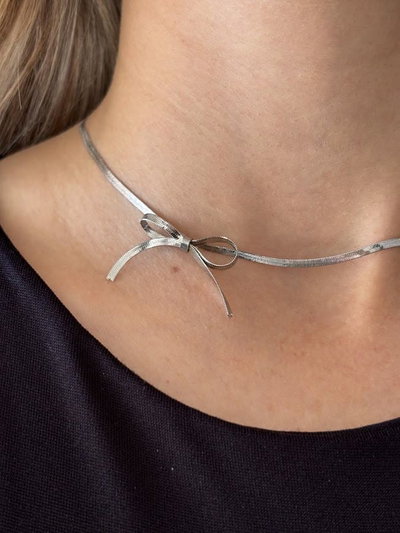 Choker Becca silver