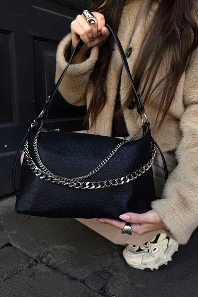 Cartera Moss negra