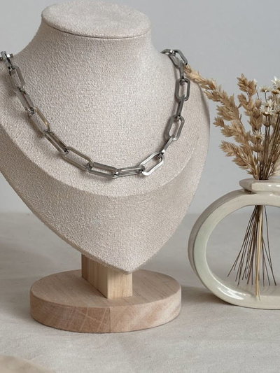 Collar Eslabón clasic silver