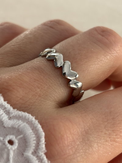 Anillo Amor silver regulable