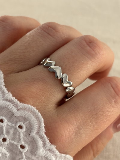 Anillo Amor silver regulable