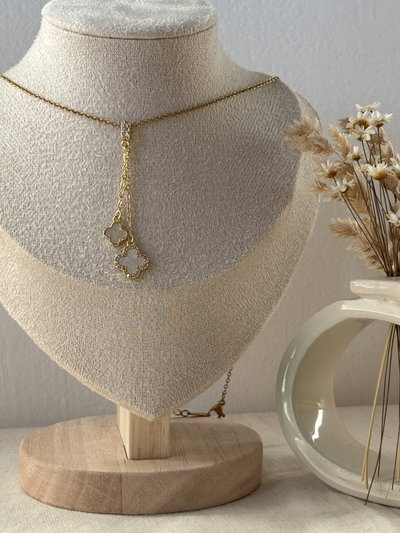 Collar doble trébol