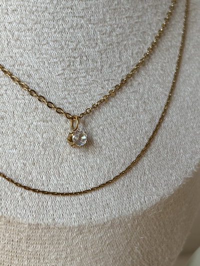 Collar doble Luli gold