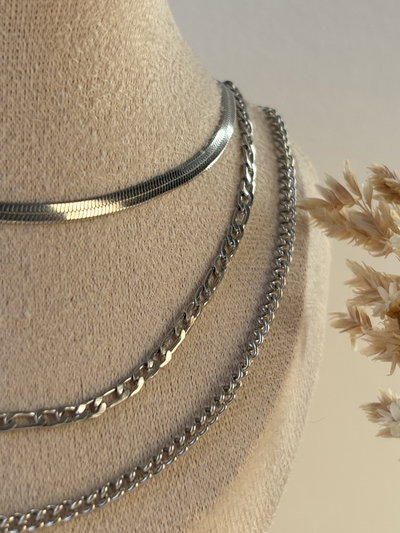 Collar triple Beka silver